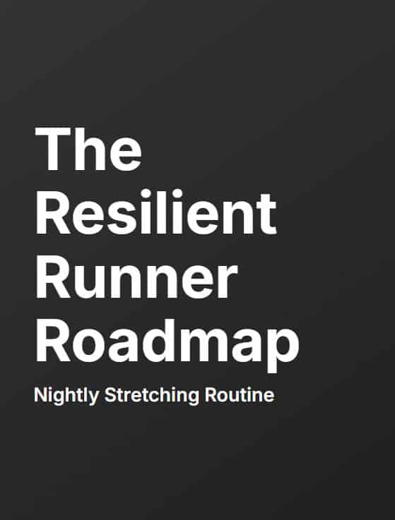 The Resilient Runner Roadmap - Nightly Stretching Routine book cover